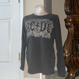 Lucky Brand AC/DC ladies long sleeve‎ shirt